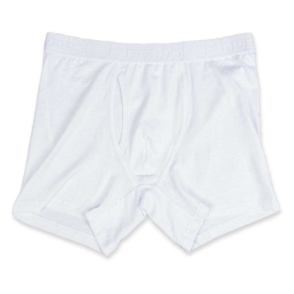 Newman Boxer Brief | Ensfarvet Hvid