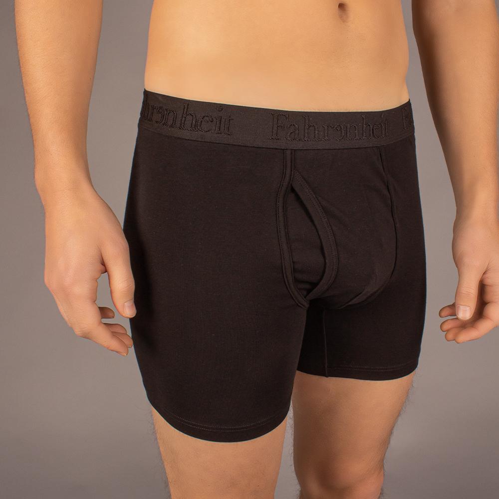 Newman Boxer Brief | Ensfarvet Sort 