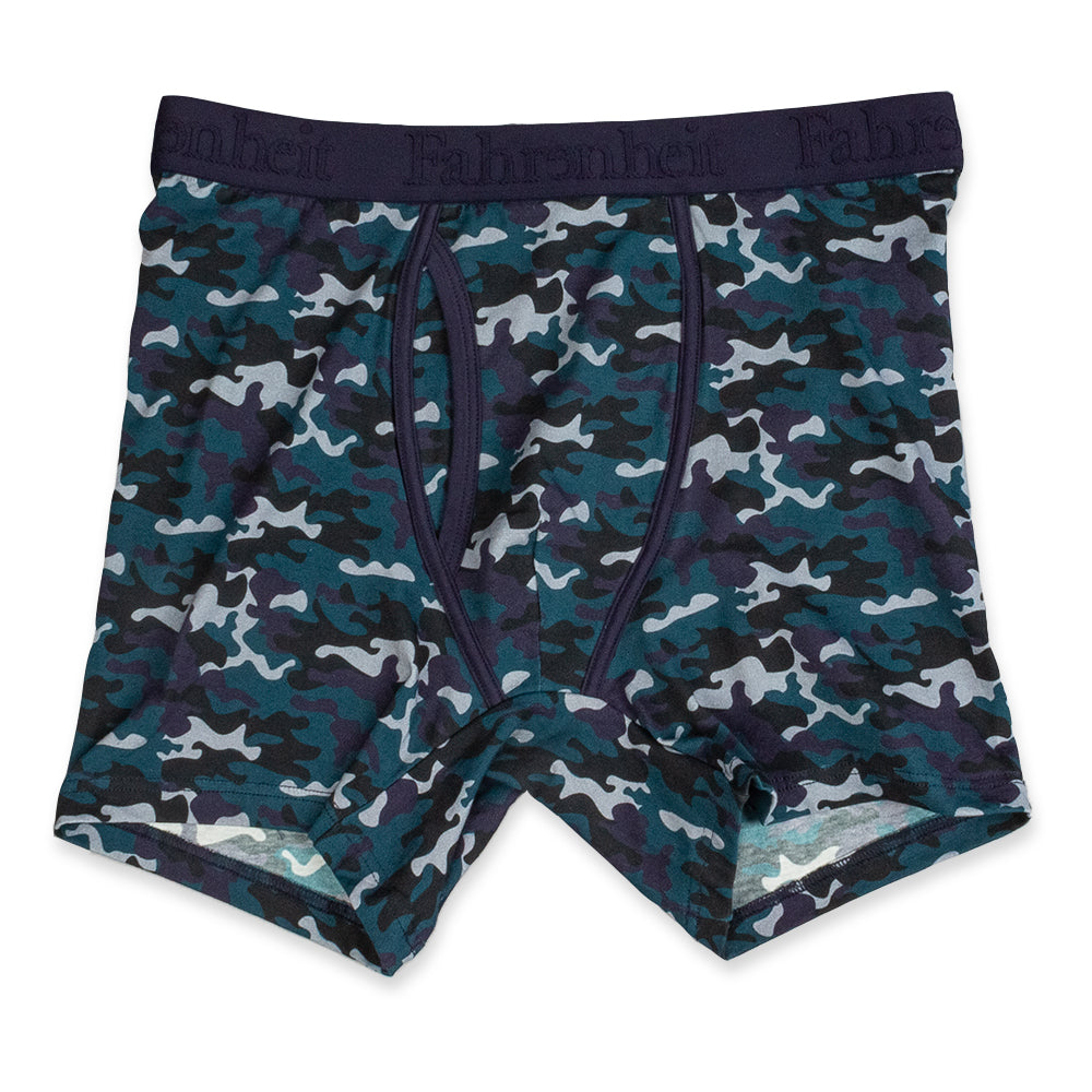 Newman Boxer Brief | Blå Camouflage