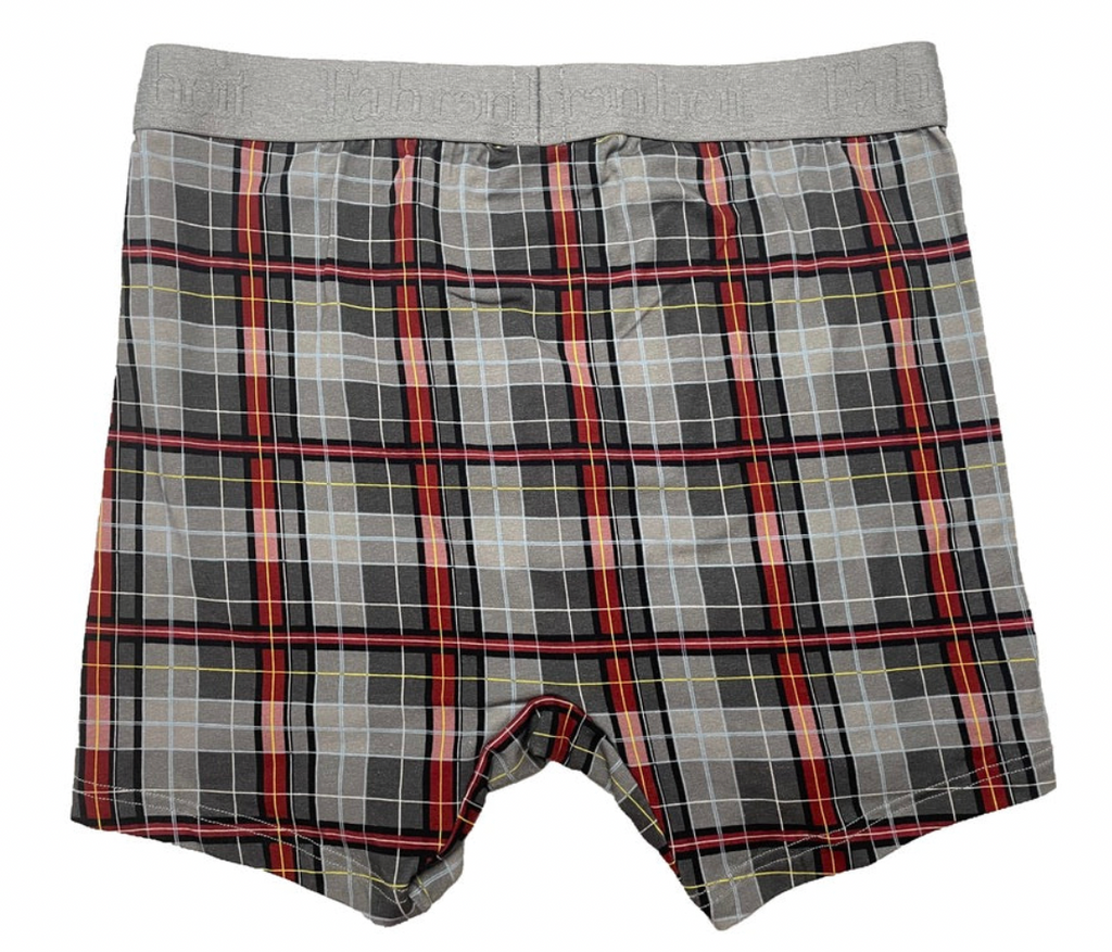 Newman Boxer Brief/ Grå Bordeaux Ternet