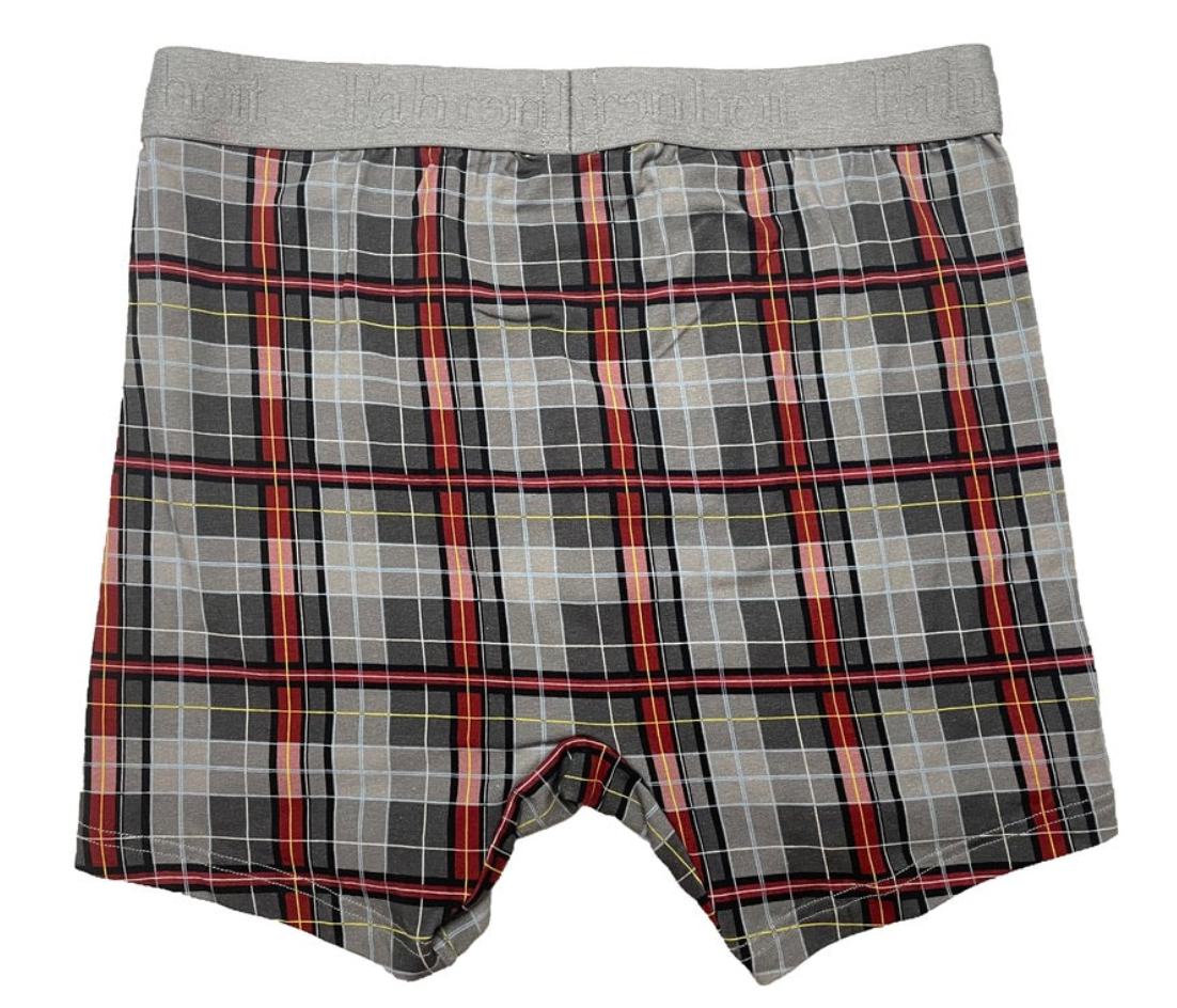 Newman Boxer Brief/ Grå Bordeaux Ternet