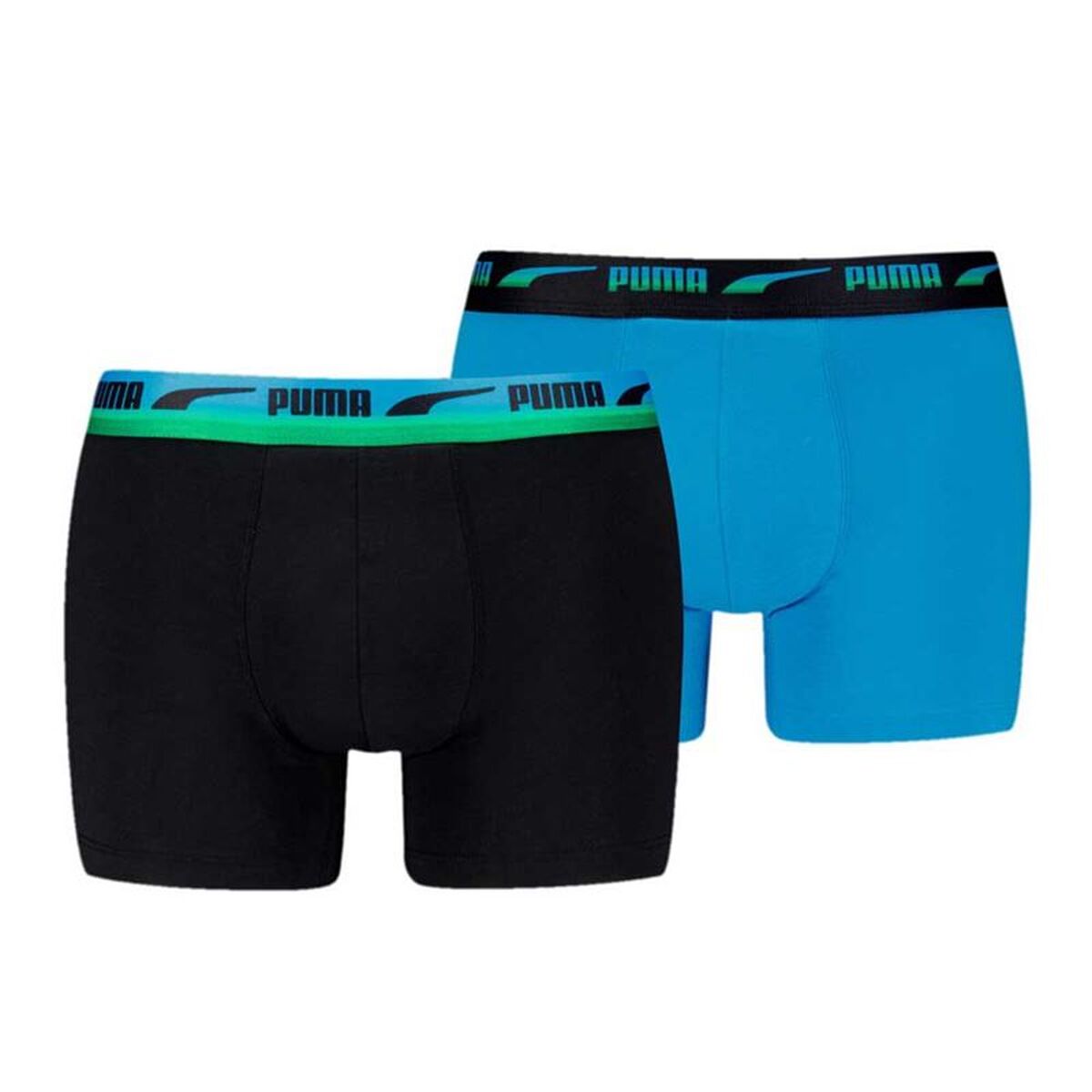 Herre Boxershorts Puma Gradient Waistline 2P Blå Sort 2 Stk.