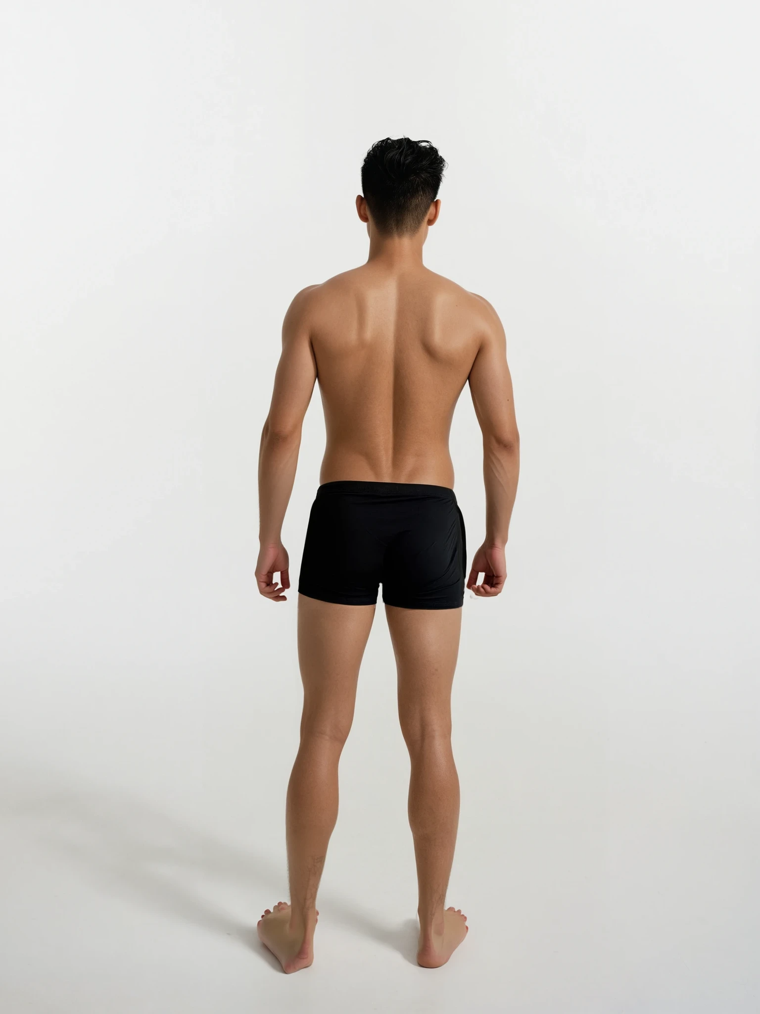 Merino uld boksershorts – Sort