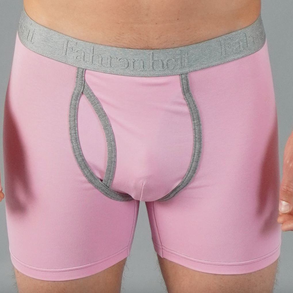 Newman Boxer Brief | Ensfarvet pink