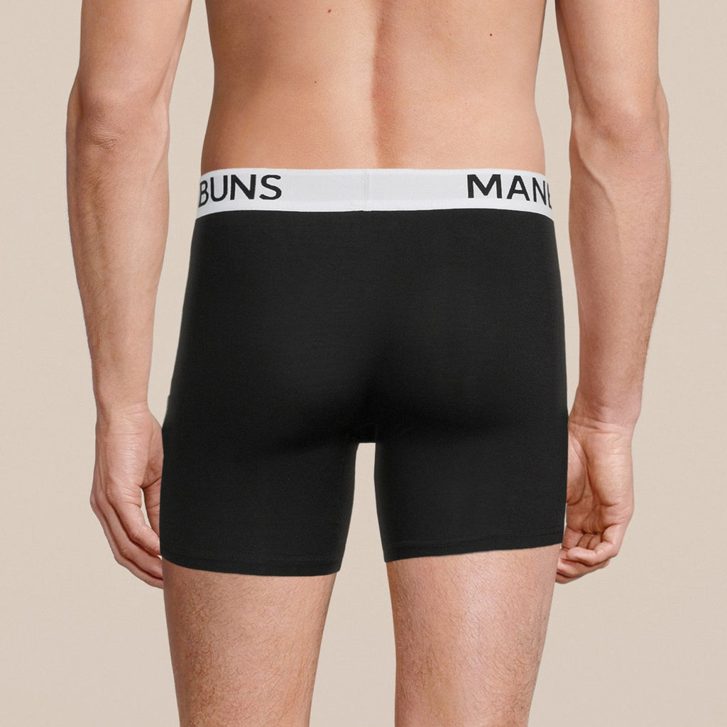Herre klassiske sorte boxershorts
