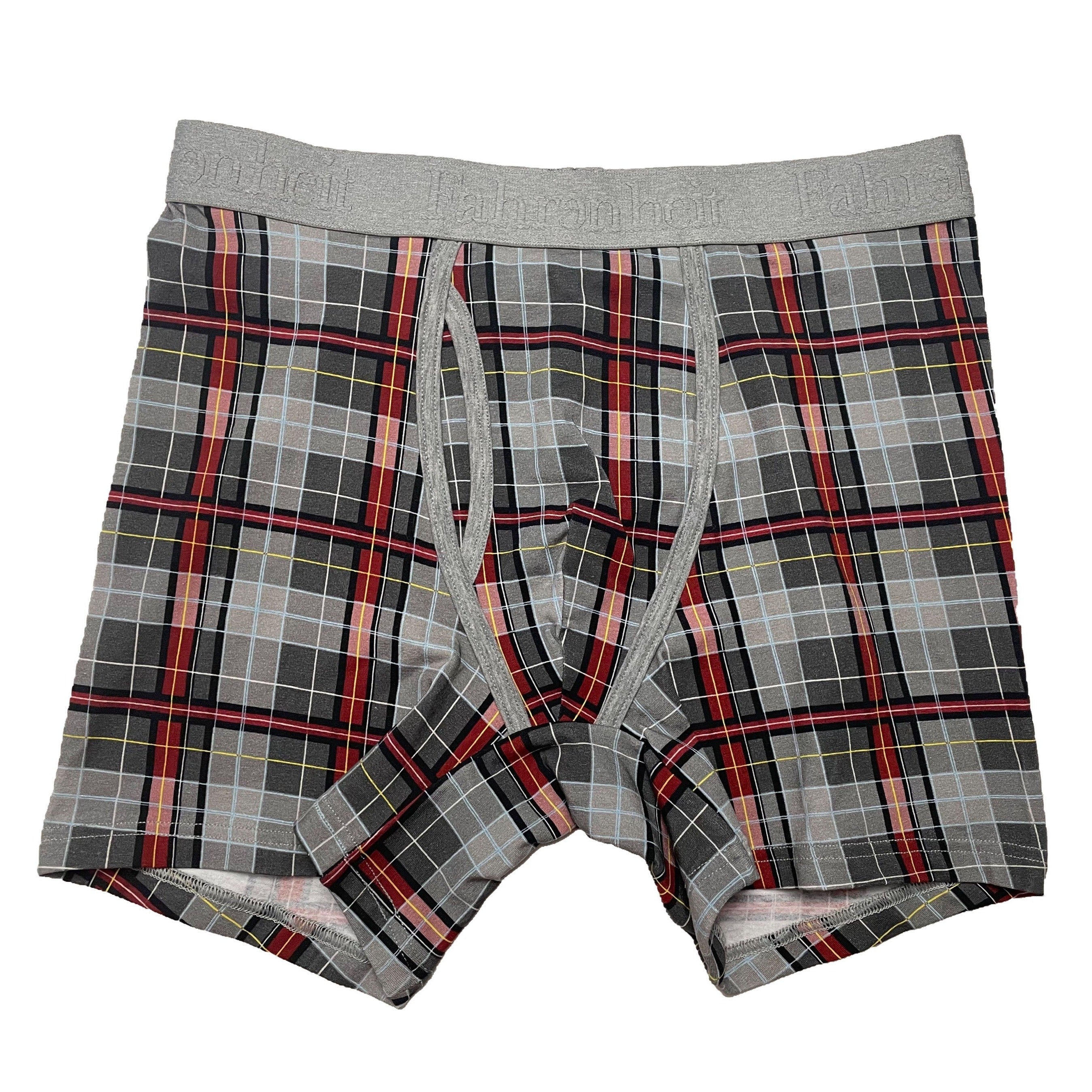 Newman Boxer Brief/ Grå Bordeaux Ternet